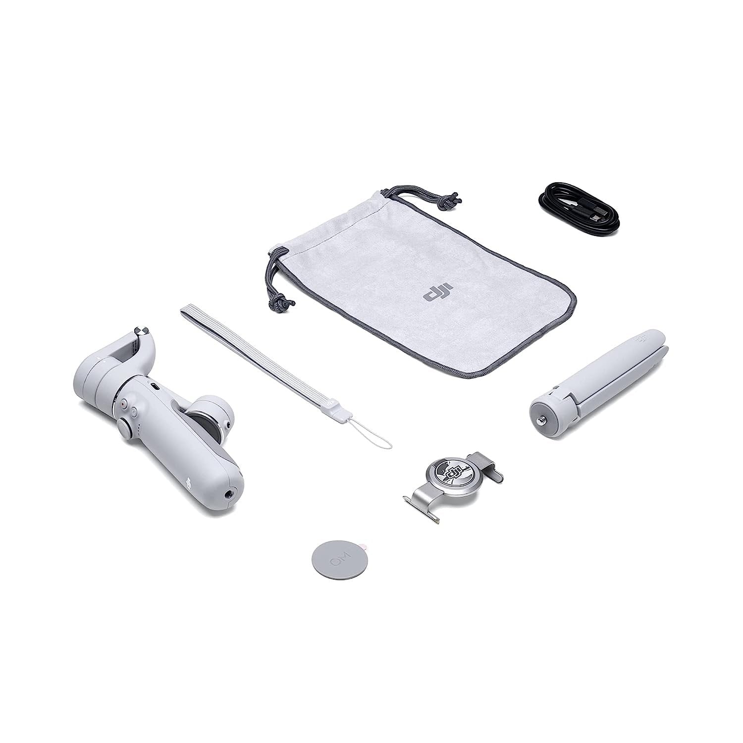 DJI OM 5-Handheld 3-Axis Smartphone Gimbal Stabilizer with Grip Tripod, Built-in Extension Rod, Shot Guide for Vlogging, YouTube, Live Video, Phone Stabilizer Compatible with iPhone and Android - cambuy-lives DJI OM 5-Handheld 3-Axis Smartphone Gimbal Stabilizer with Grip Tripod, Built-in Extension Rod, Shot Guide for Vlogging, YouTube, Live Video, Phone Stabilizer Compatible with iPhone and Android - cambuy-lives